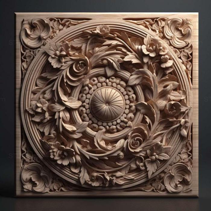 Patterns and decorations (stl intricate 2, PATTERN_1794) 3D models for cnc